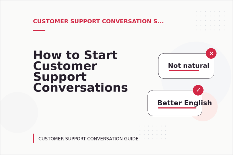 How to Start Customer Support Conversations Clearly How to Start Customer Support Conversations Clearly
