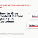 How to Give Context Before Asking in Customer Support Conversation English
