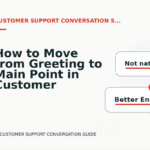 How to Move from Greeting to Main Point in Customer Support Conversation English