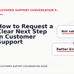 How to Request a Clear Next Step in Customer Support Conversation English