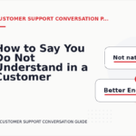 How to Say You Do Not Understand in a Customer Support Conversation