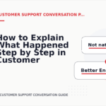 How to Explain What Happened Step by Step in Customer Support Conversation English