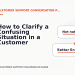 How to Clarify a Confusing Situation in a Customer Support Conversation
