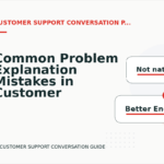 Common Problem Explanation Mistakes in Customer Support Conversation English