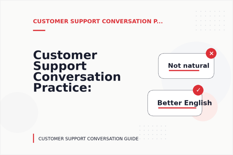 Customer Support Conversation Practice: Request and Reply Examples